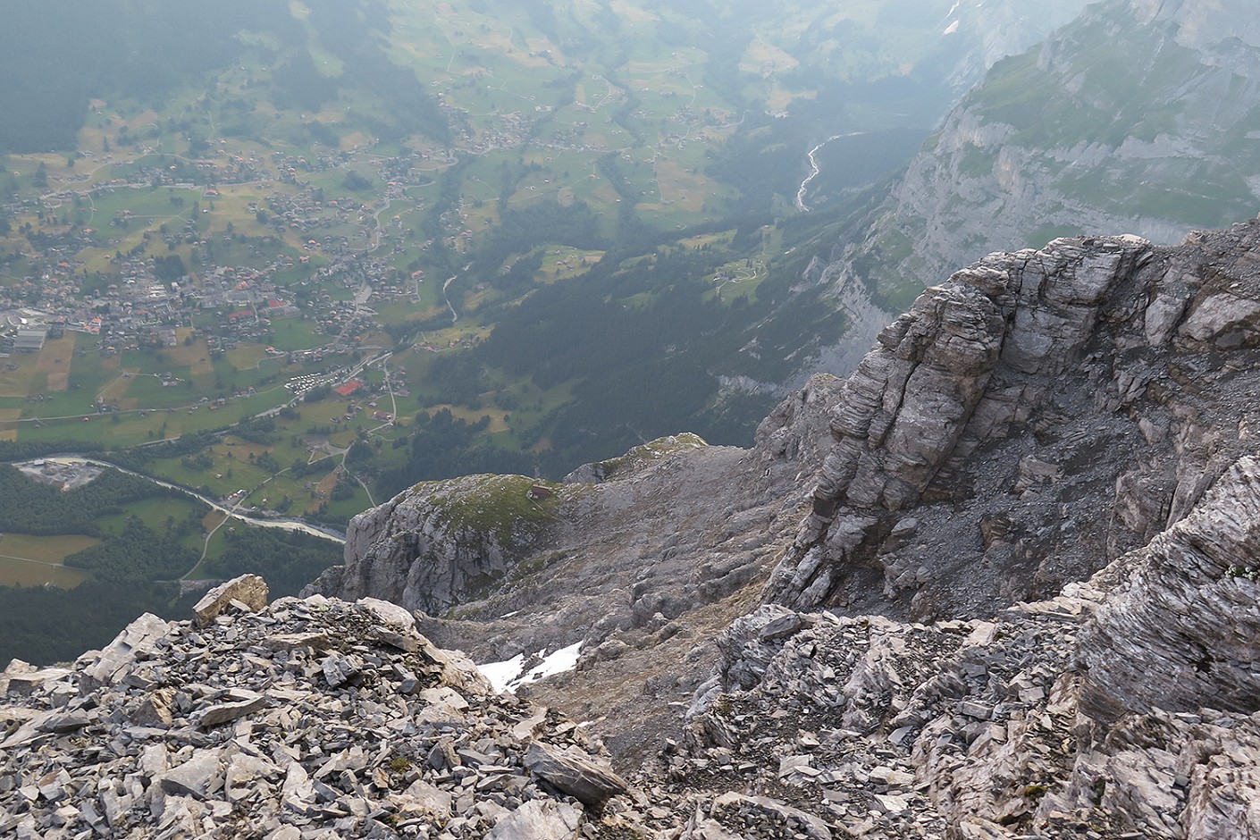 Ostegg ridge to Mittellegi hut