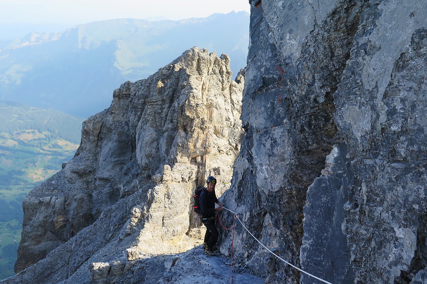 Accès à la cabane Mittellegi